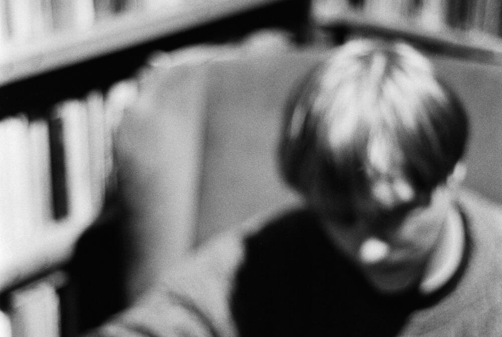 Writer E.T. Cecile Hopkins takes the camera at Old York Books, 122 French Street. Writer E.T. Cecile Hopkins takes the camera at Old York Books, 122 French Street.